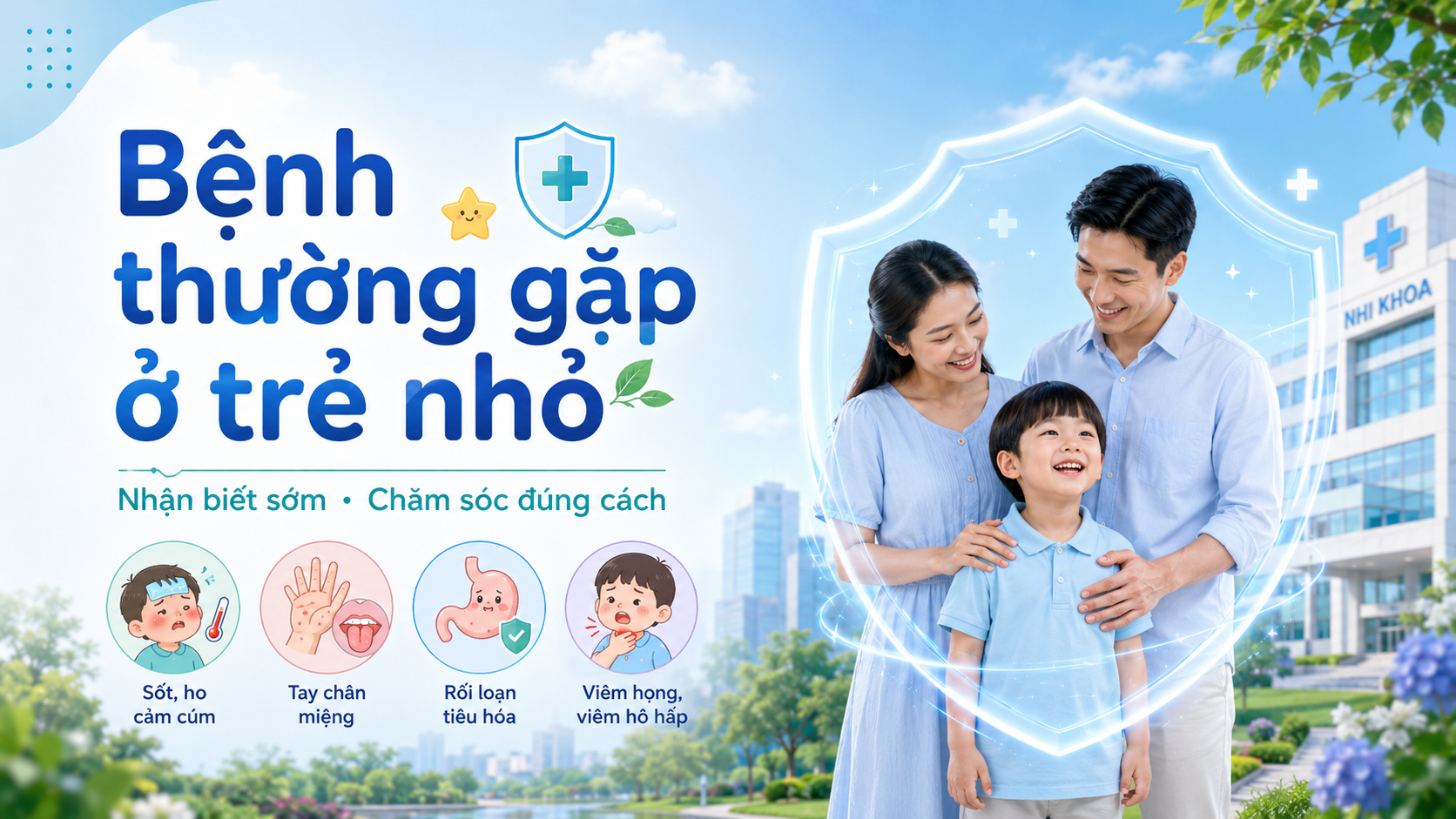 Bệnh thường gặp ở trẻ nhỏ