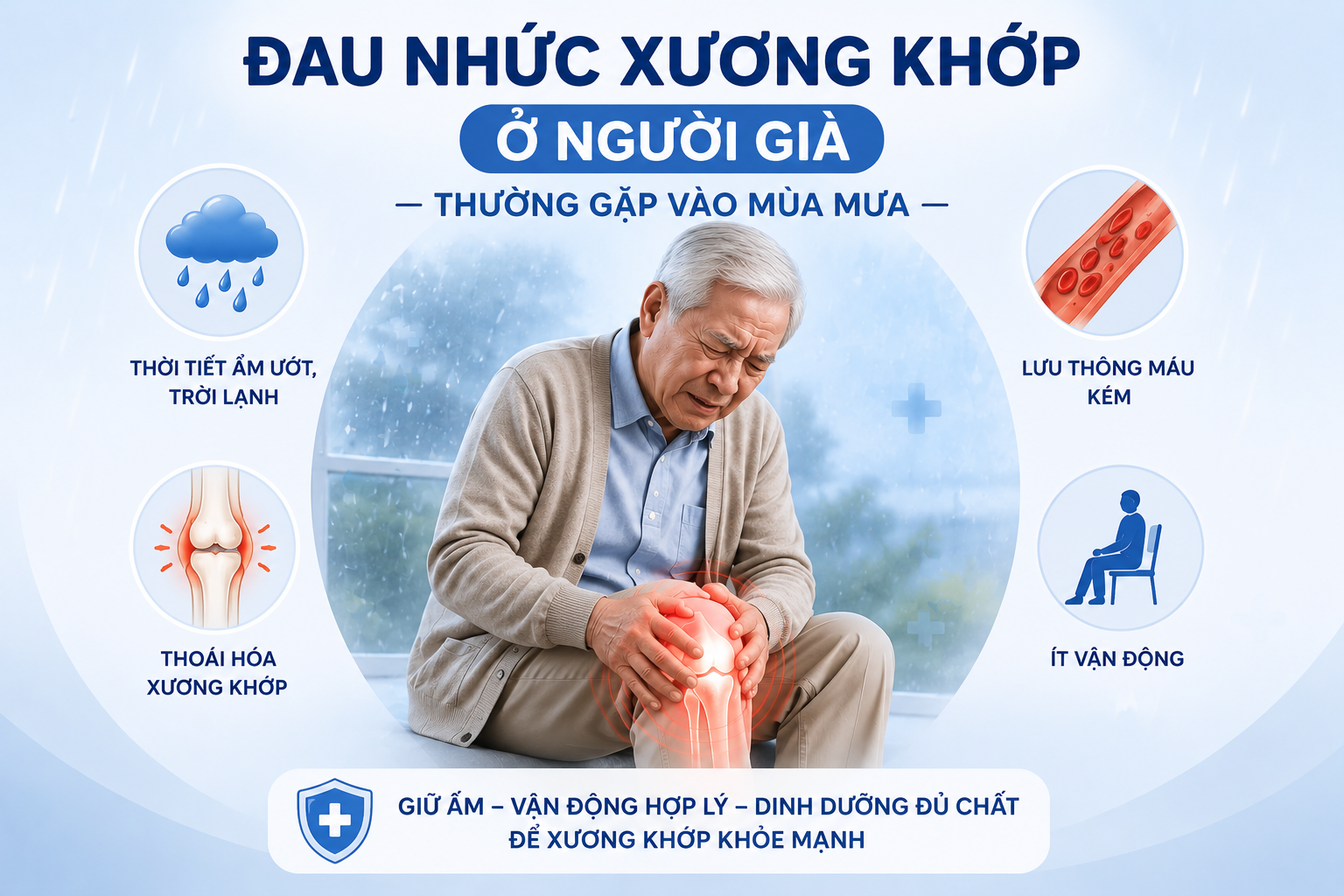 Đau Nhức Xương Khớp Ở Người Già: Nguyên Nhân, Dấu Hiệu Và Cách Phòng Ngừa