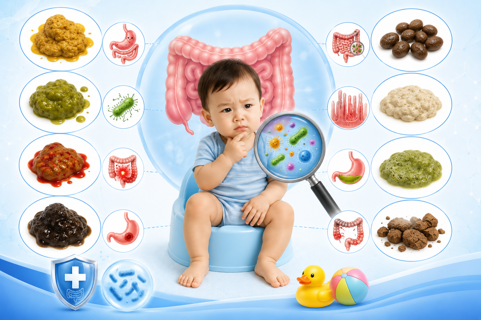 Phân Của Trẻ Cảnh Báo Bệnh Tiêu Hóa Như Thế Nào? Cha Mẹ Không Nên Chủ Quan