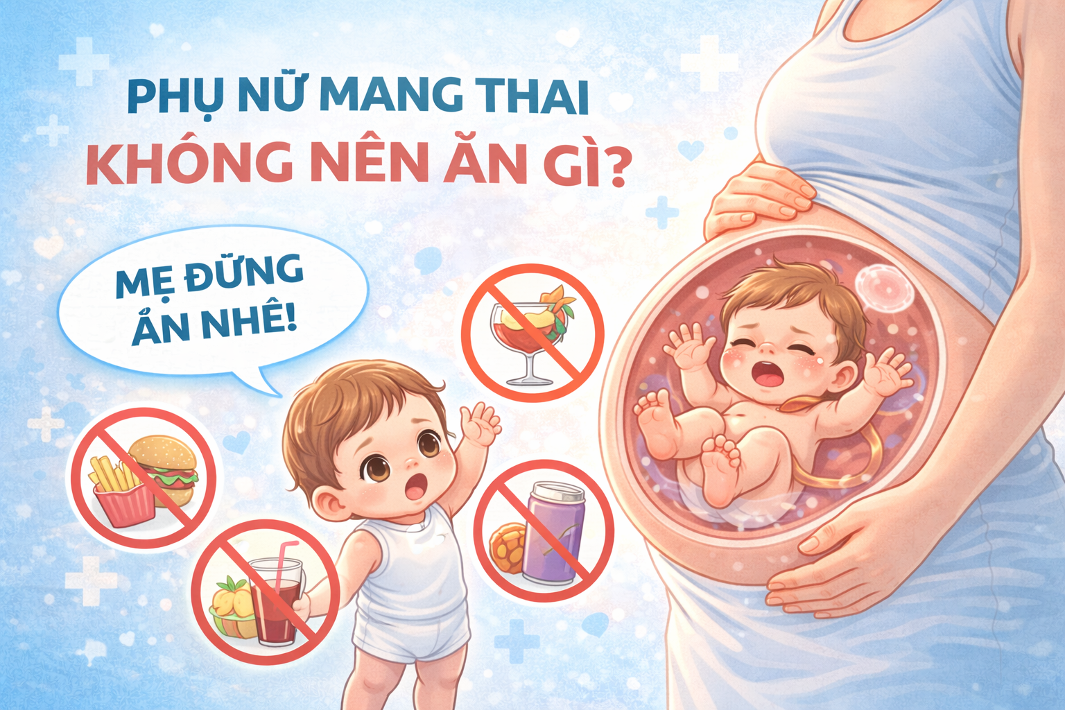 Những loại thực phẩm mẹ bầu không nên ăn để bảo vệ sức khỏe thai nhi