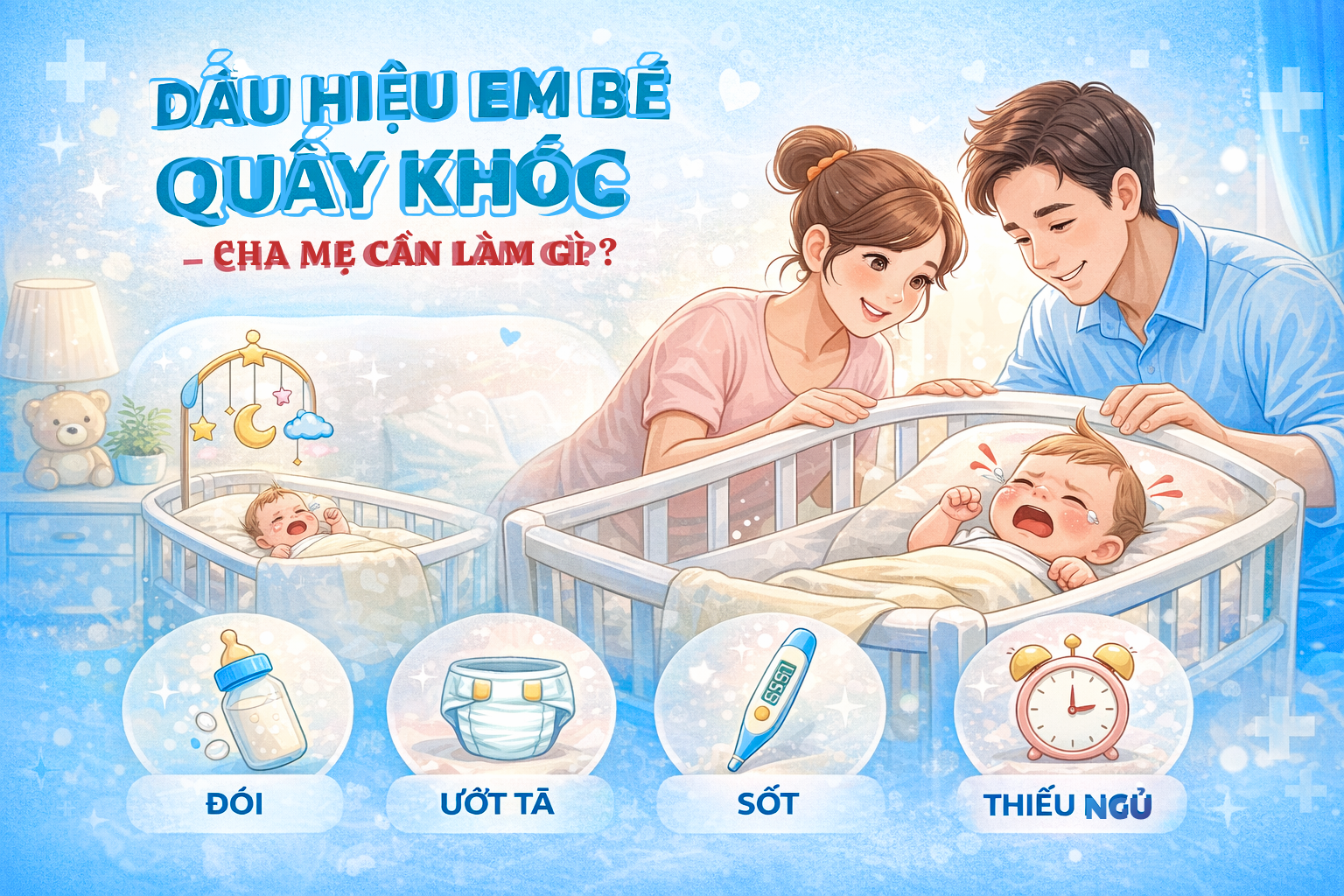 Sai lầm khi chăm sóc trẻ sơ sinh mà cha mẹ hay mắc phải